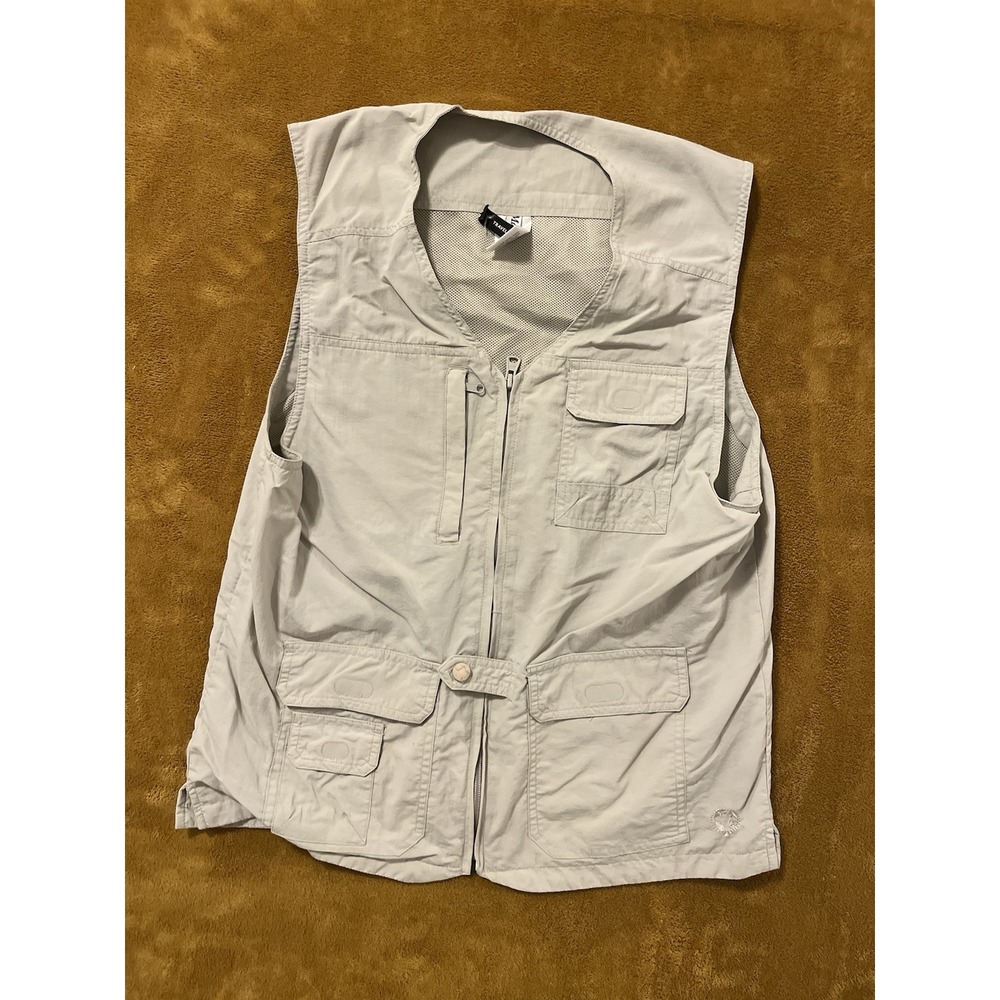 Magellan's Nylon Travel Gear Tan Fishing Vest  Men's‎ Medium